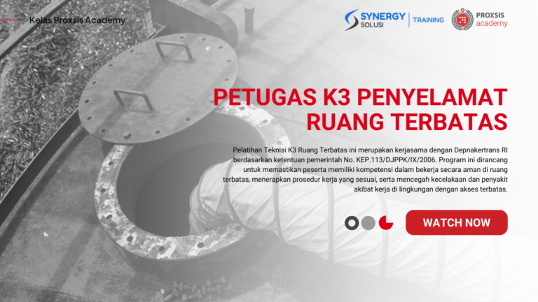 Petugas K3 Penyelamat ruang Terbatas